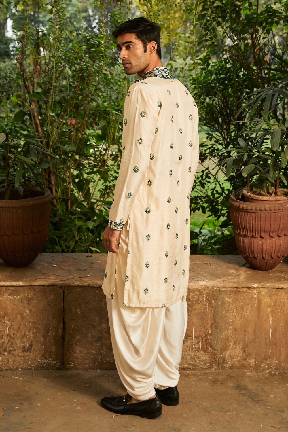 Rabari Mirrorwork Kurta with Dhotis