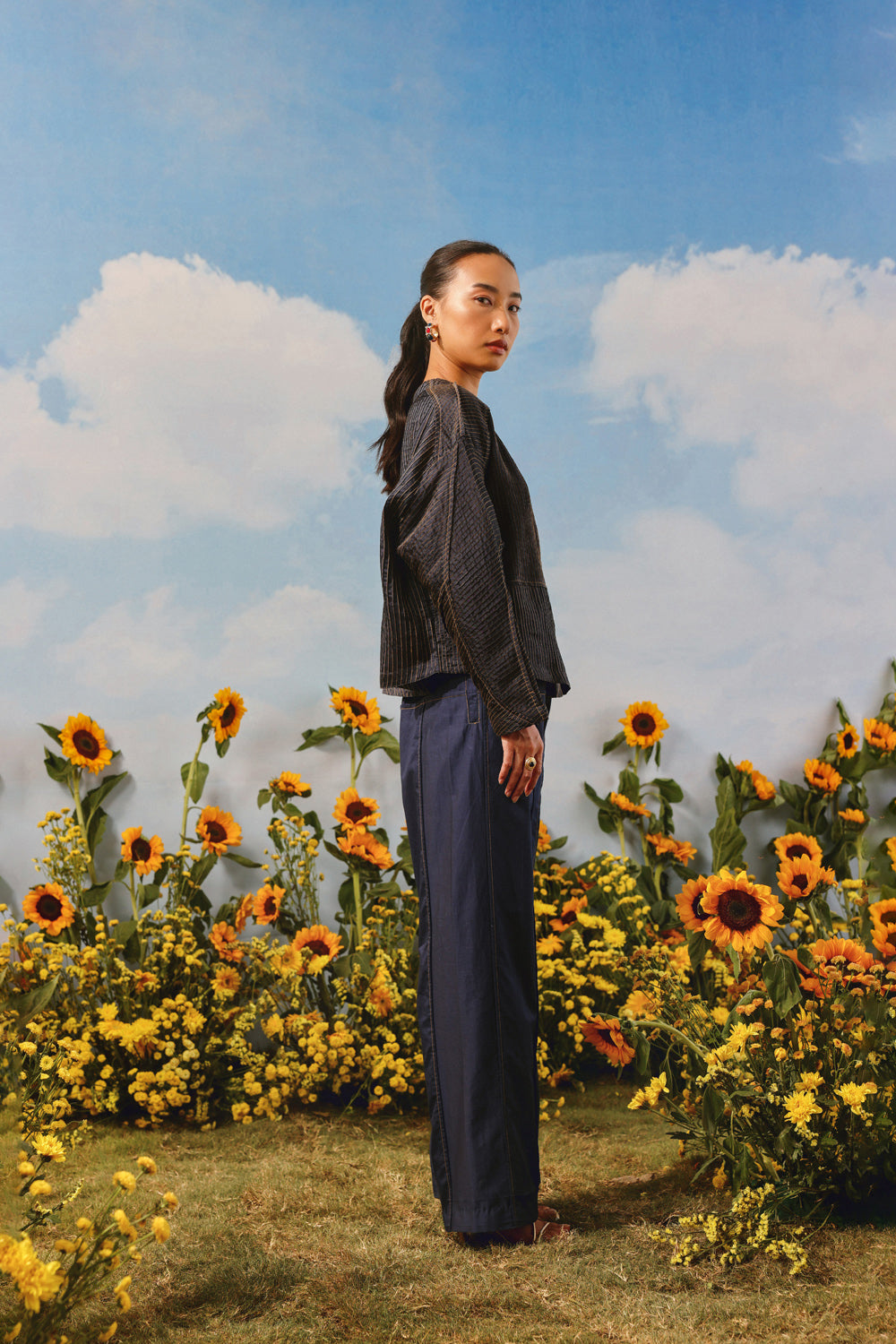 Pintuck Pleat Palazzos