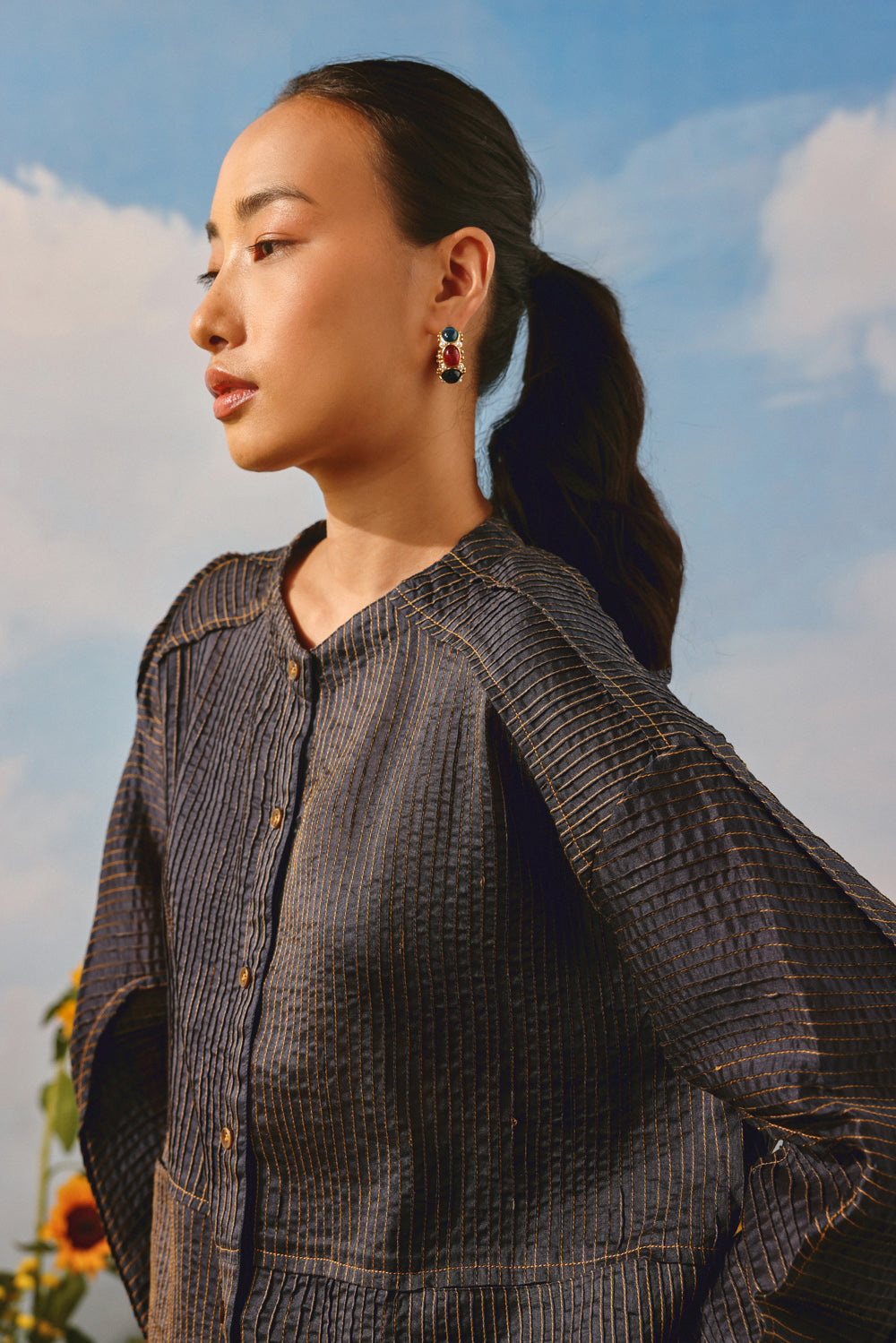 Pintuck Pleat Palazzos