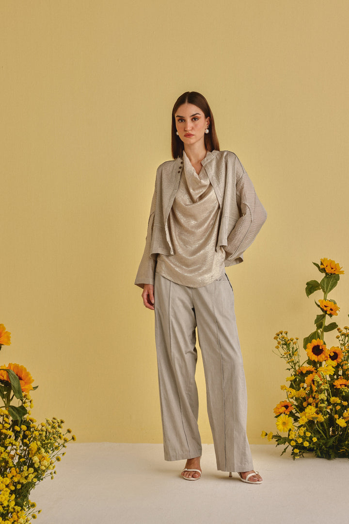 Pintuck Pleat Jacket