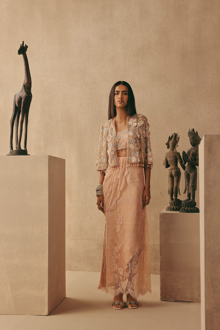 Mirrorwork Cape Sleeves Jacket