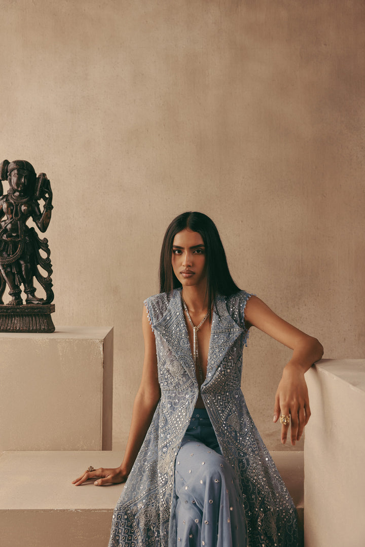 Mirrorwork Bootcut Pants