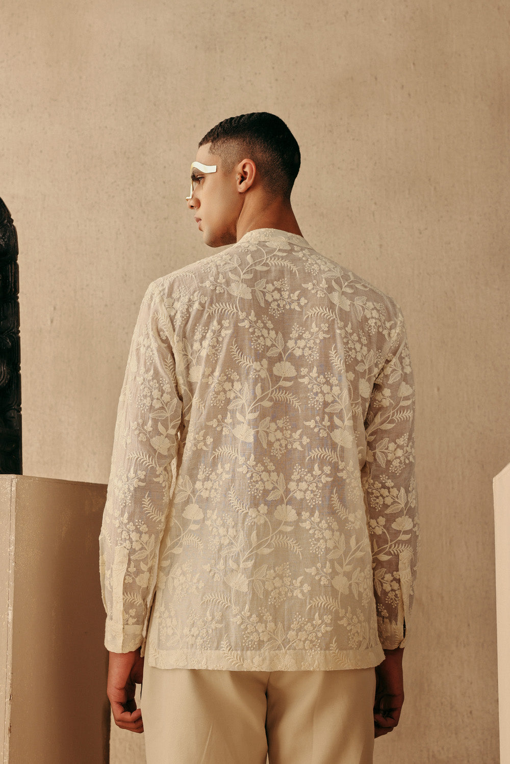 Chikankari Kurta Shirt  Set