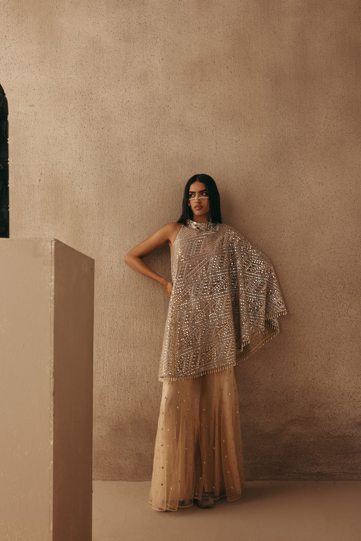 Mirrorwork Bootcut Pants