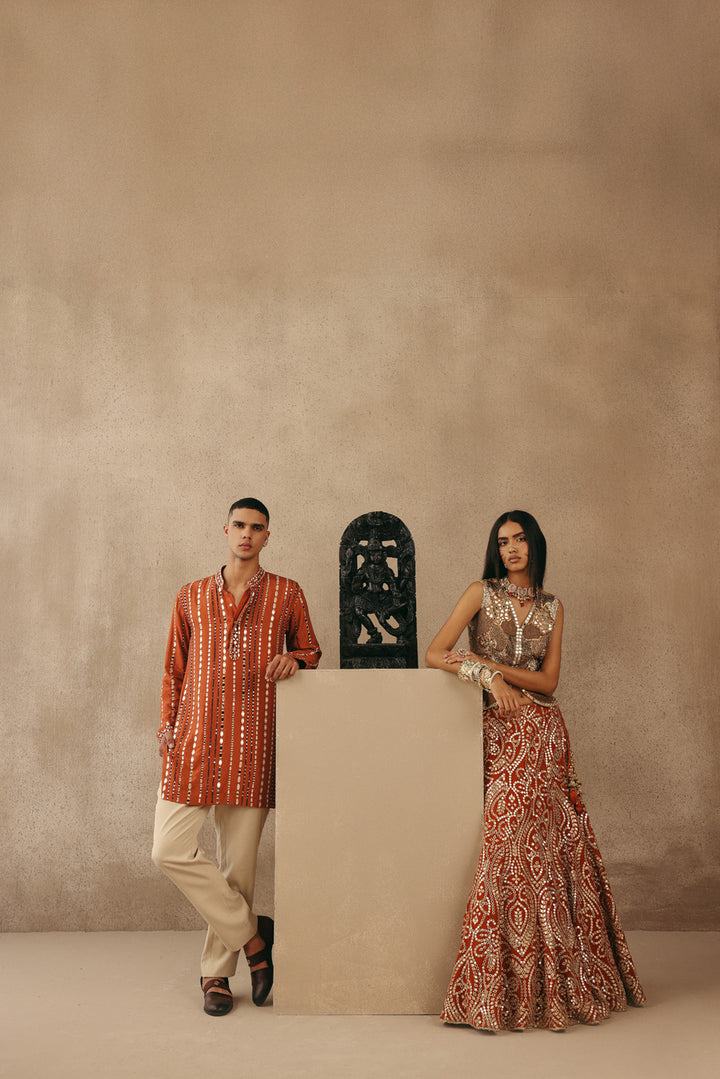Mirrorwork Kurta Set