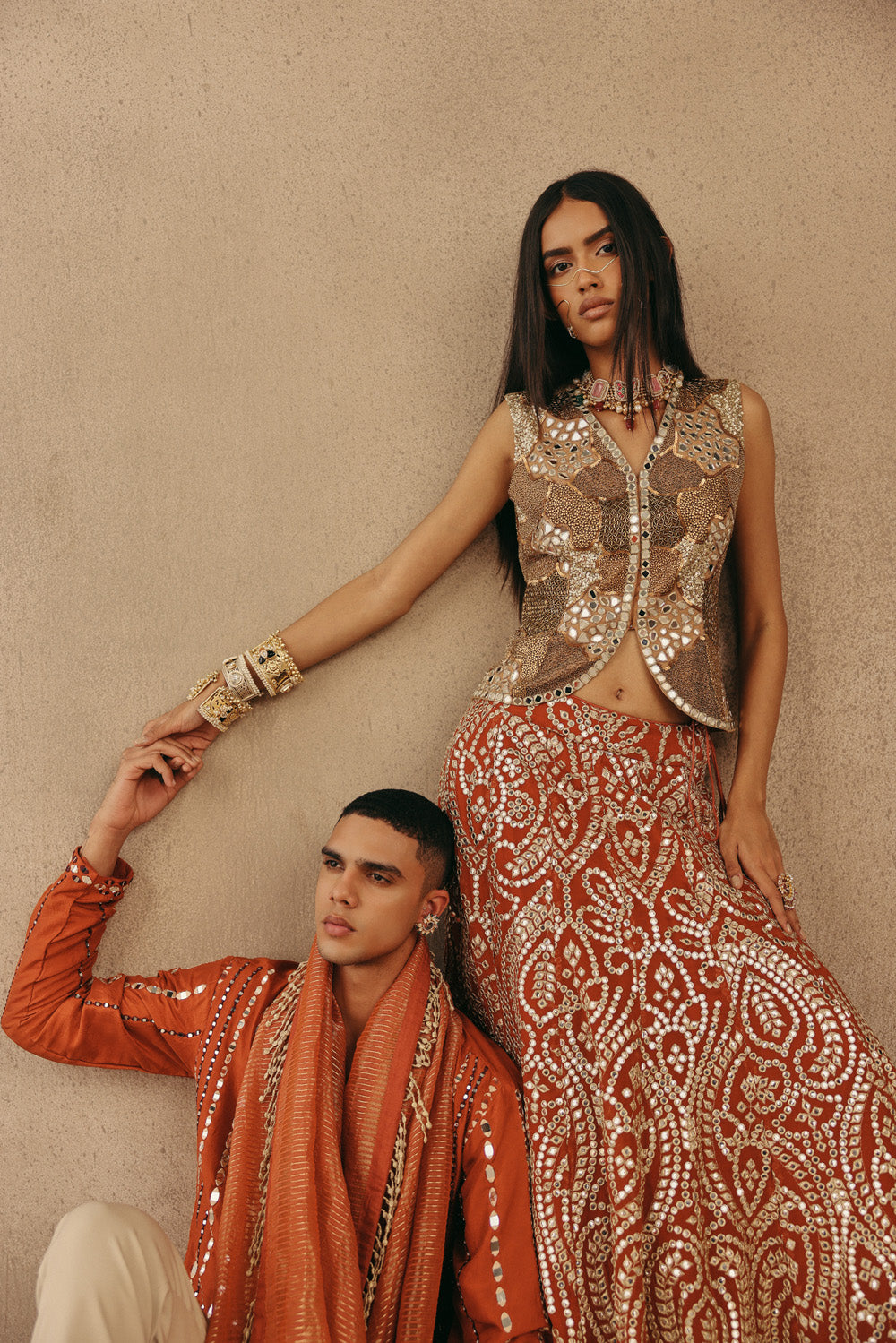 Mirrorwork Kurta Set