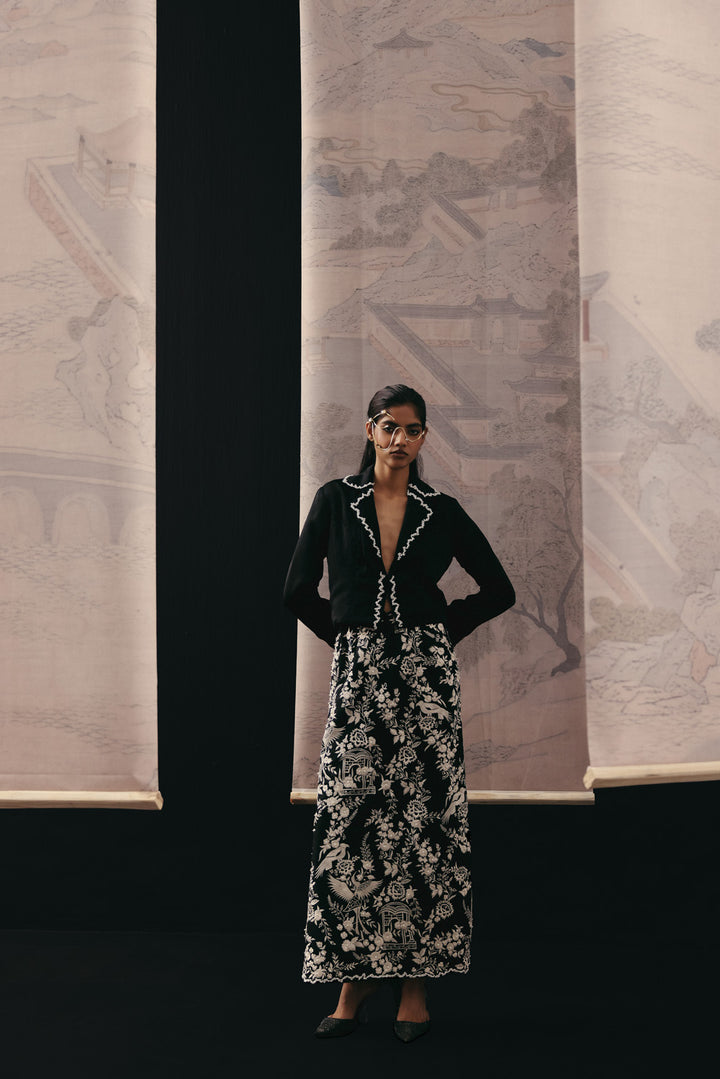 Jacket With Beadwork