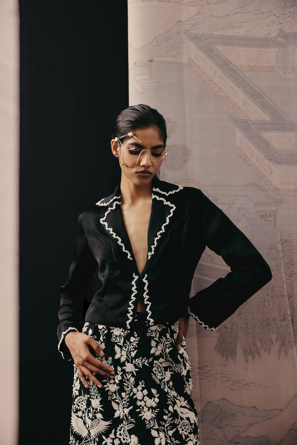 Jacket With Beadwork