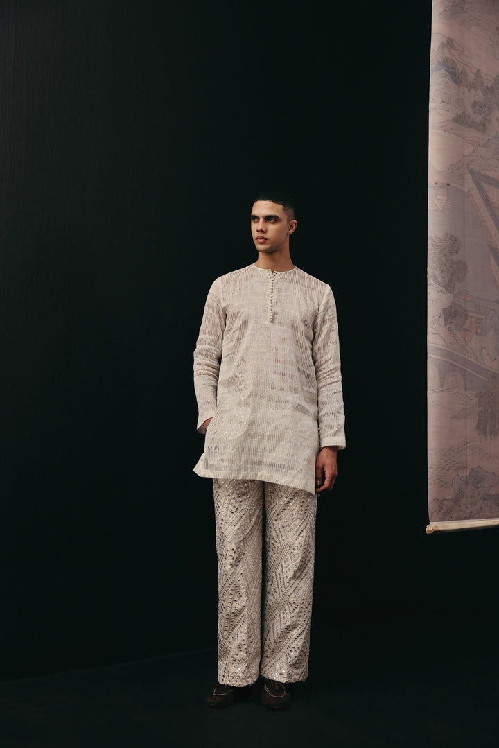 Mirrorwork Flared Pants