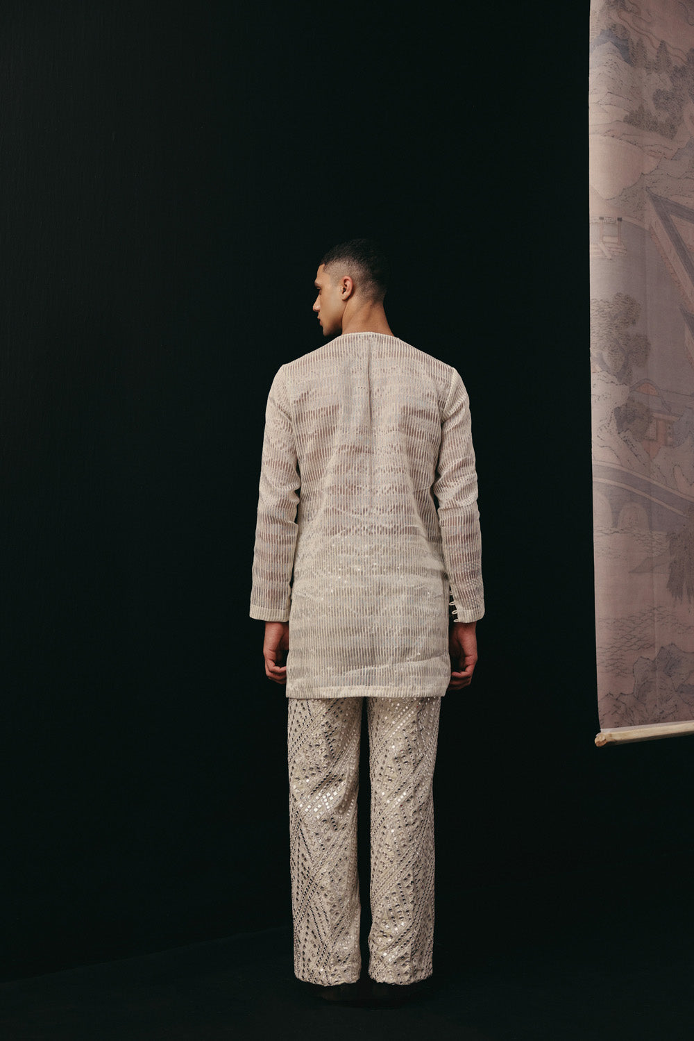 Mirrorwork Flared Pants