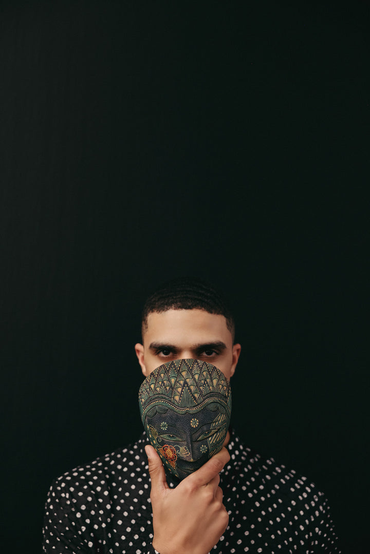 Silk Rai Bandhani Kurta Shirt