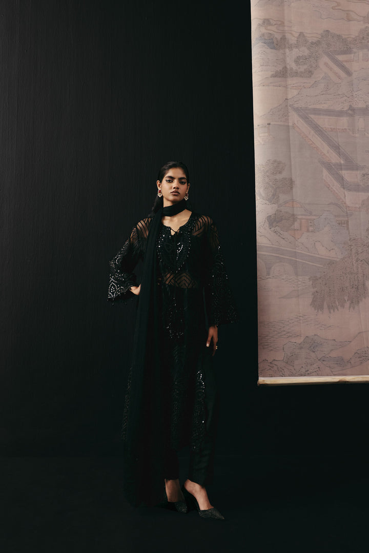 Dola Silk Cigarette Pants