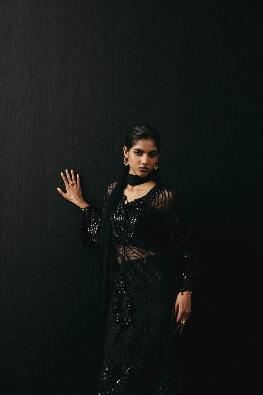 Dola Silk Cigarette Pants