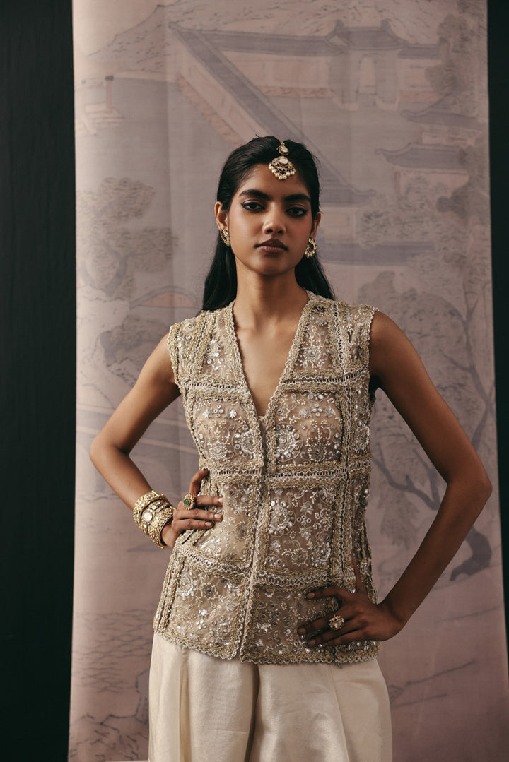 Mirrorwork Multi Panel Gilet