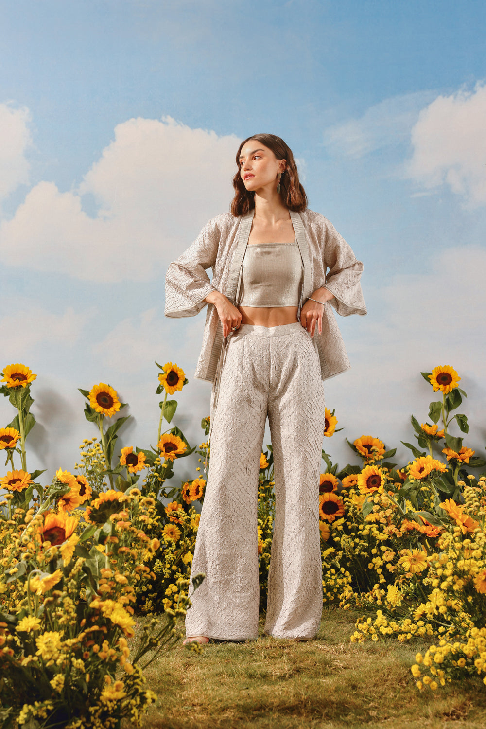 Crushed Bandhani Pants