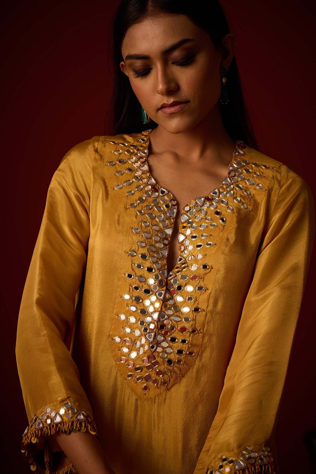 Tissue Mirrorwork Tunic