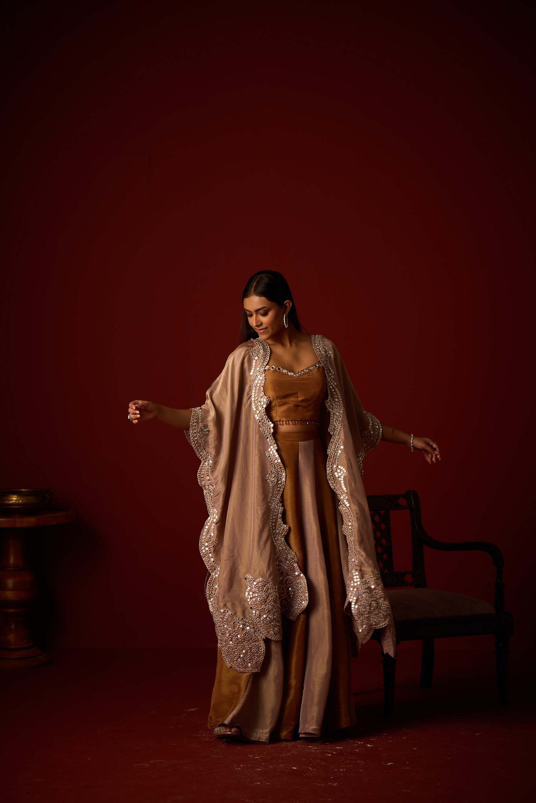 Panelled Tissue Palazzos