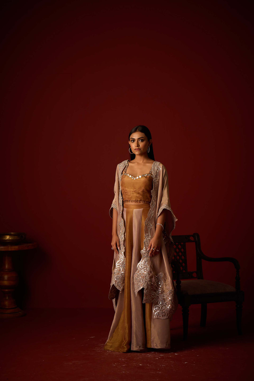 Panelled Tissue Palazzos