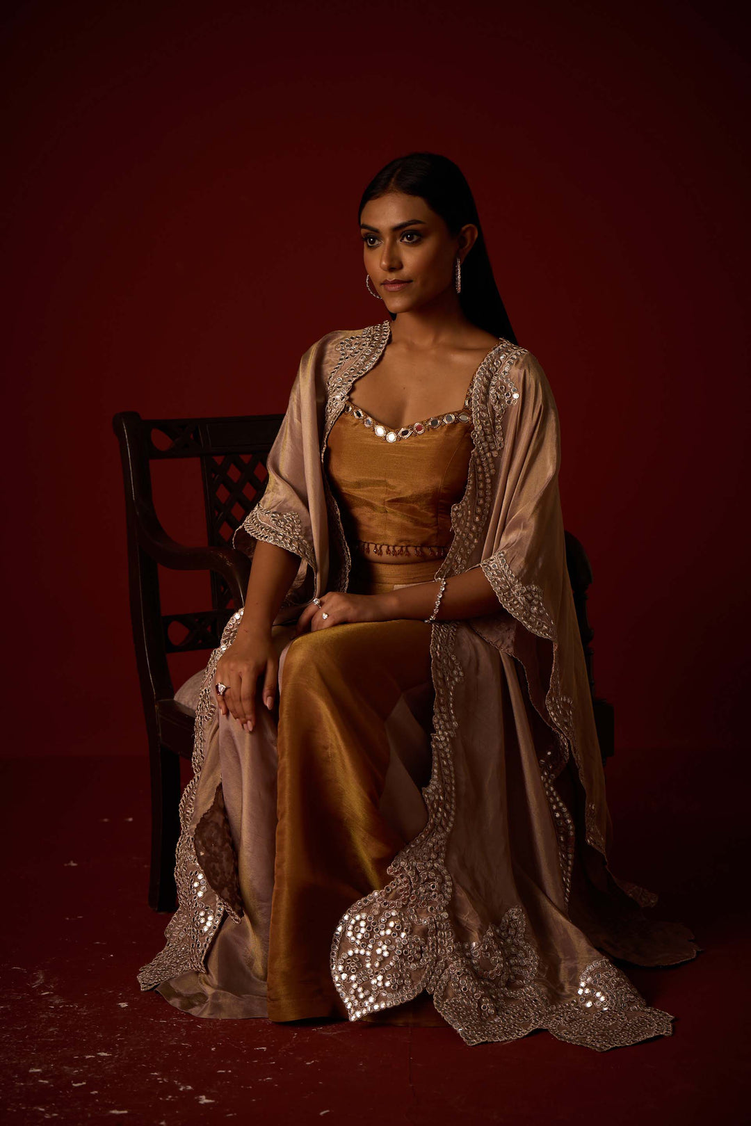 Panelled Tissue Palazzos