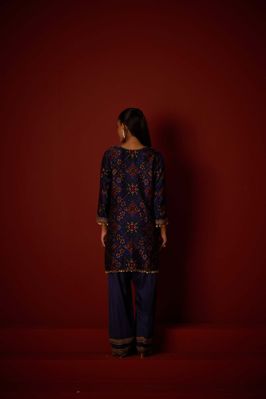 Patola Tunic With Marodiwork Set