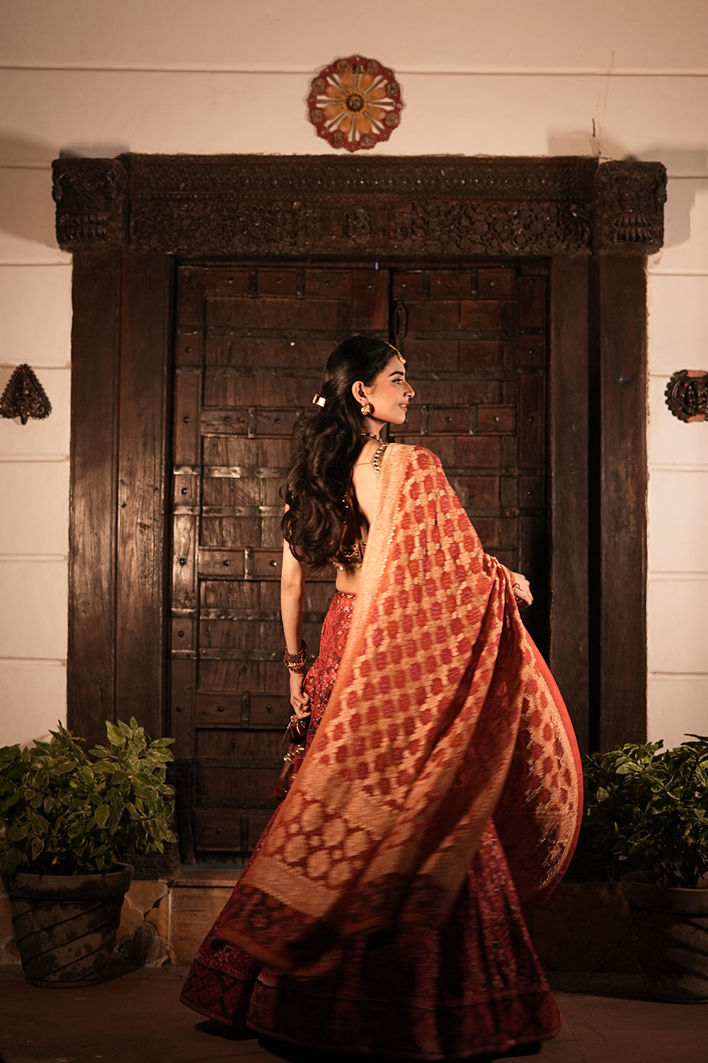 Atisha Thapar in our Patola Lehanga Set