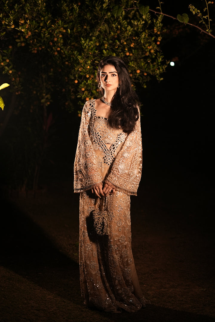 Atisha Thapar in our V Neck Kaftan with Bustier and Palazzos