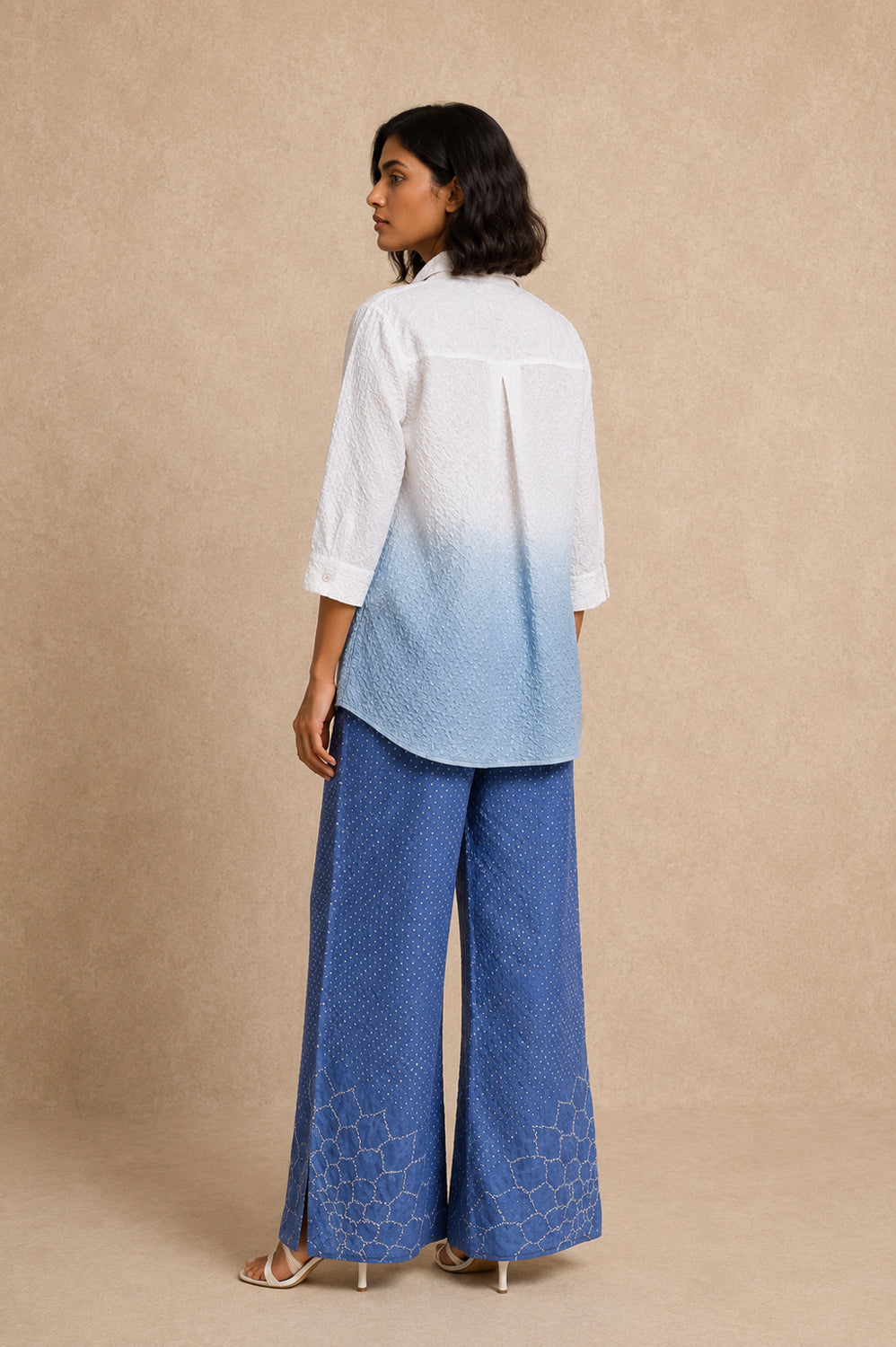 Rai Bandhani A Line Shirt Tunic