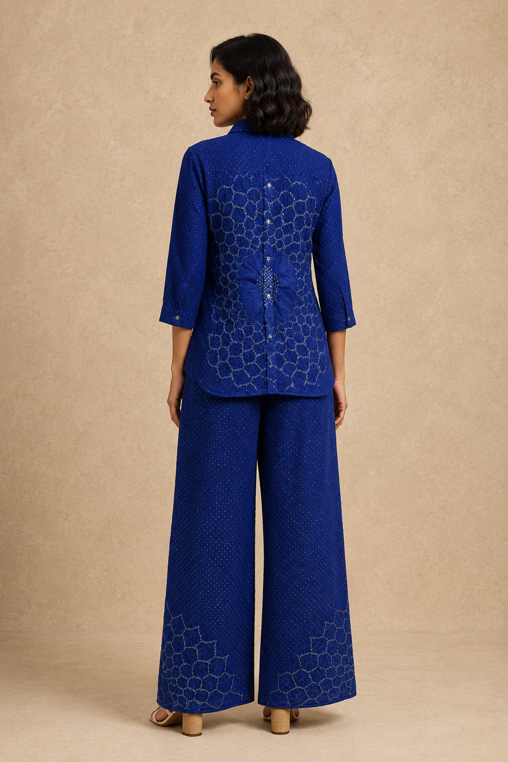 Rai Bandhani Bellbottoms