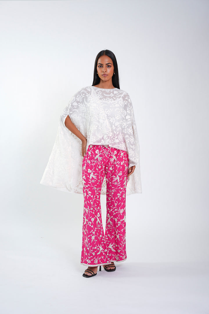 Chikankari Wrap Over Top
