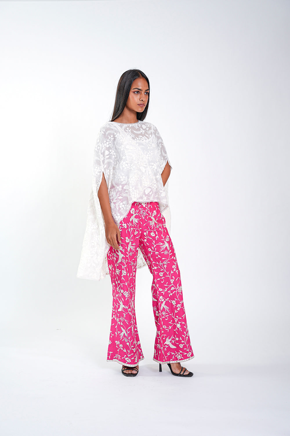 Chikankari Wrap Over Top