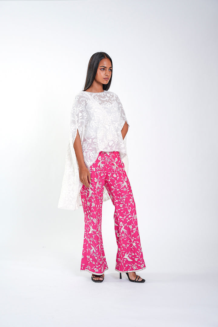 Chikankari Wrap Over Top