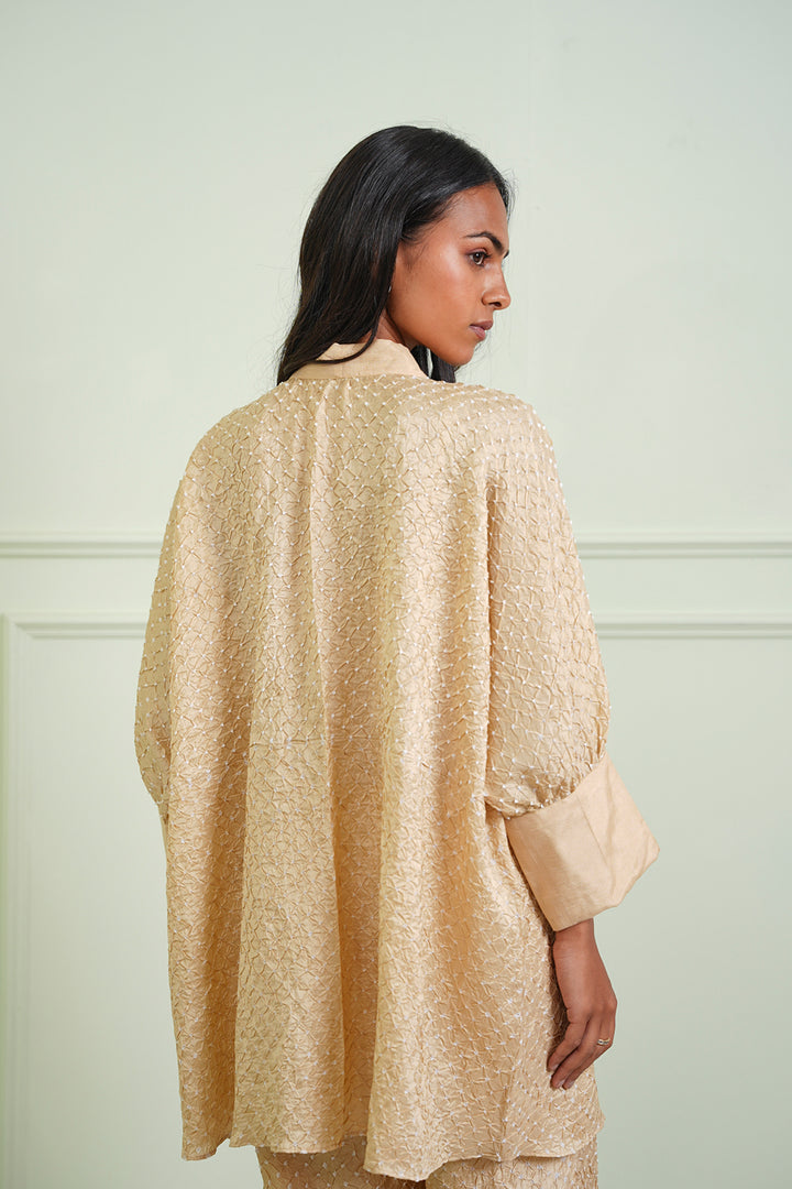 Bow Tie Bandhani Shirt