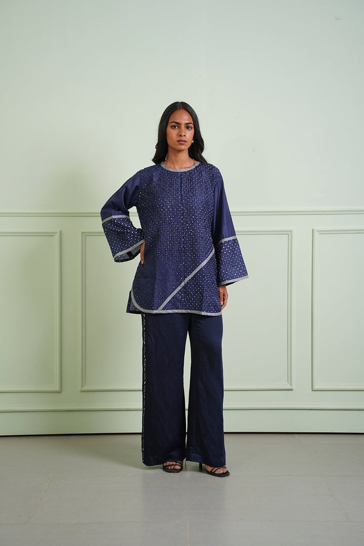 Crushed Bandhani Top