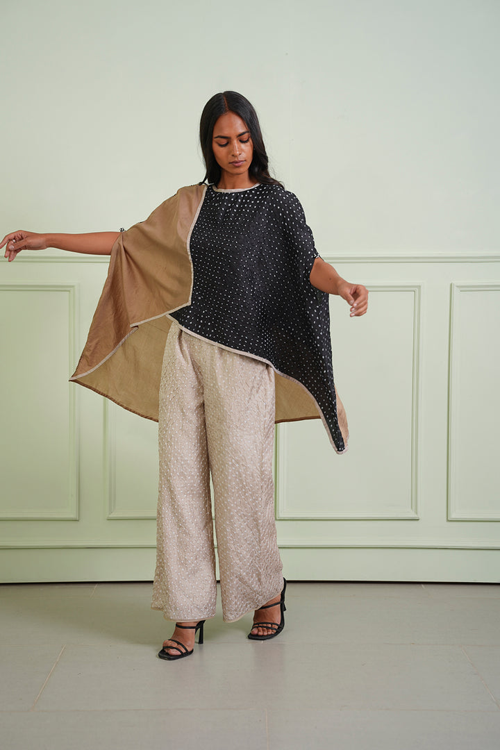 Crushed Bandhani Asym Top
