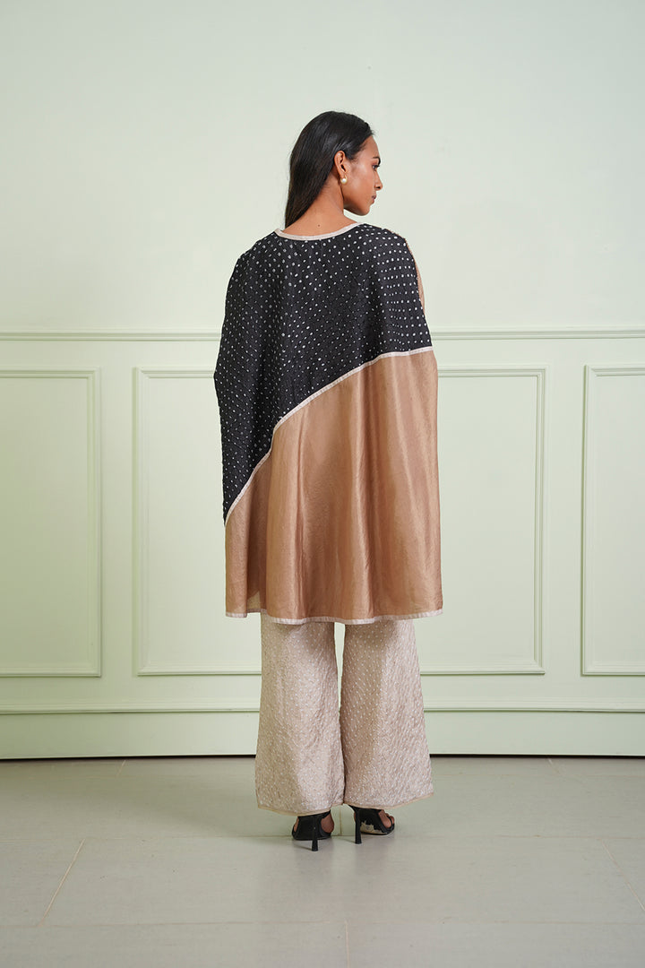 Crushed Bandhani Asym Top