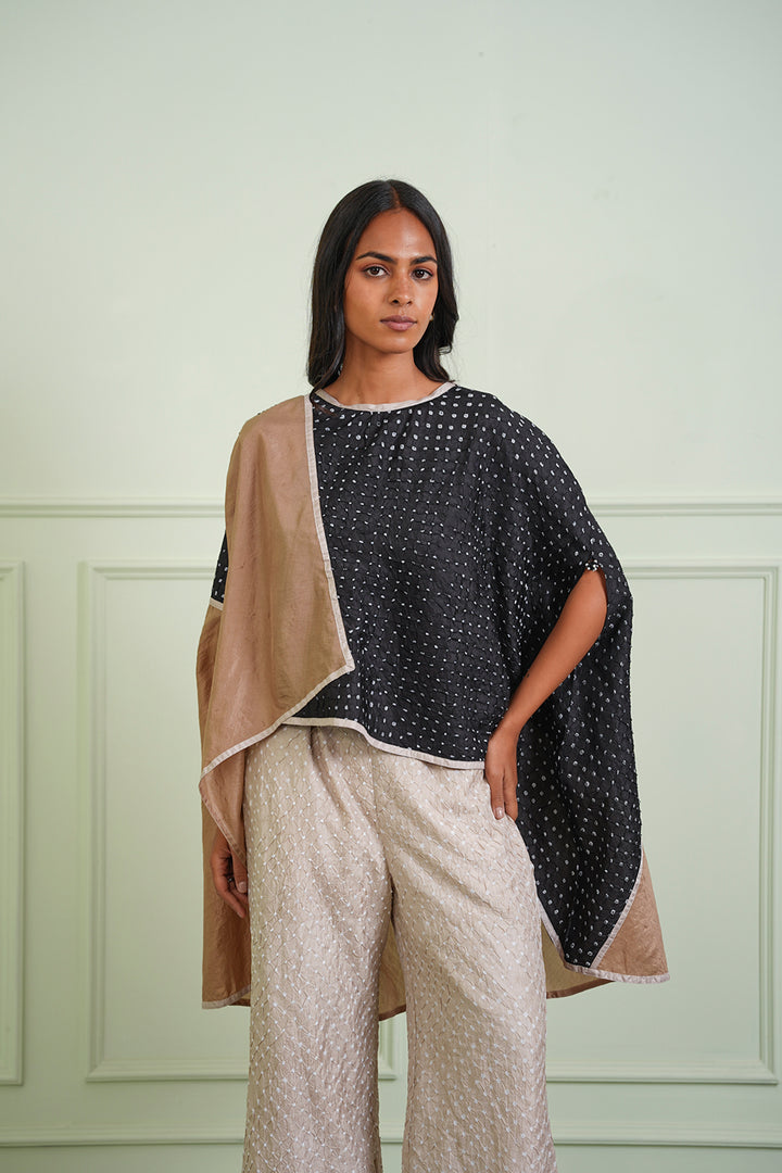 Crushed Bandhani Asym Top