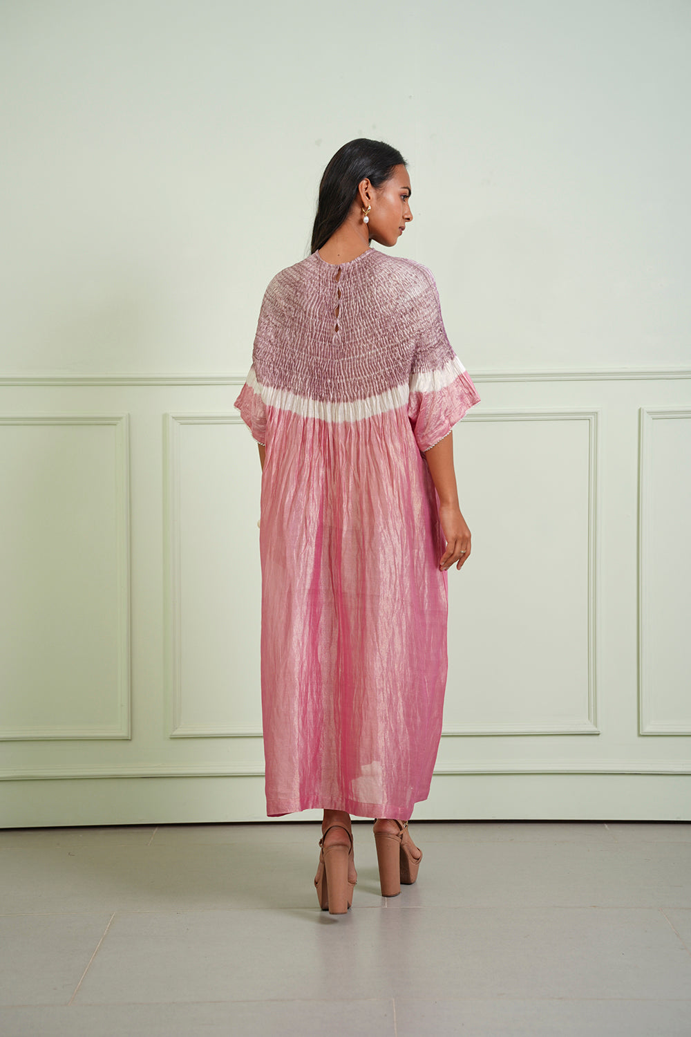Shibori Tissue Kurta