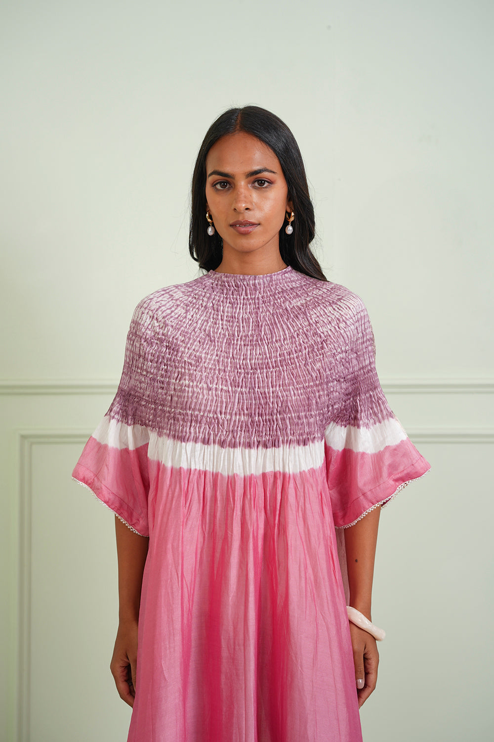 Shibori Tissue Kurta