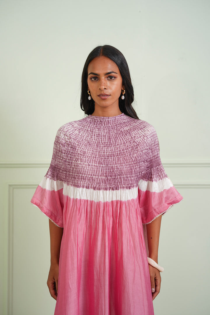 Shibori Tissue Kurta