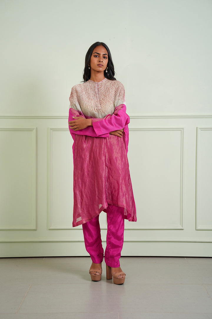 Chanderi  Straight Pants