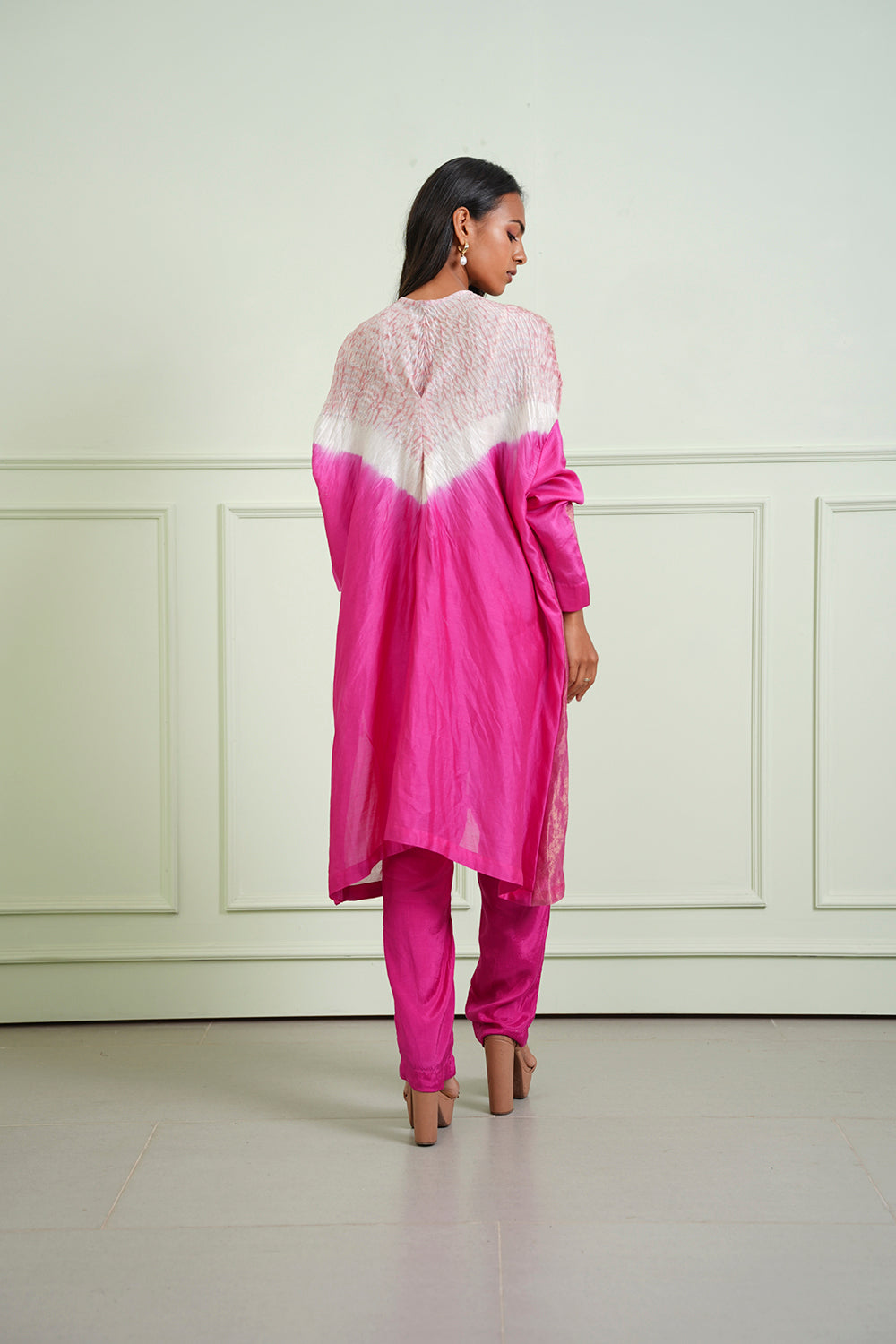 Chanderi  Straight Pants
