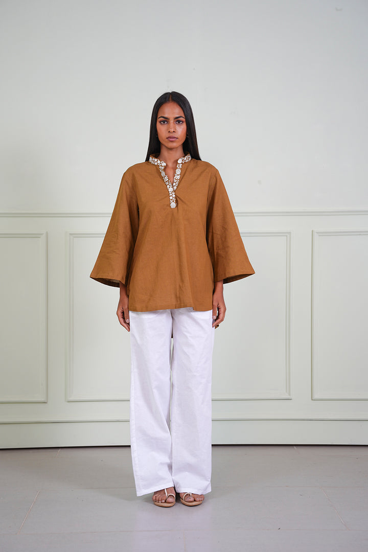 Linen A Line Top