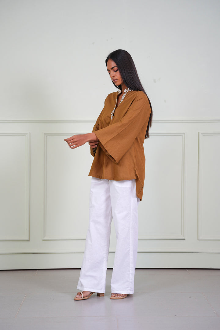 Linen A Line Top