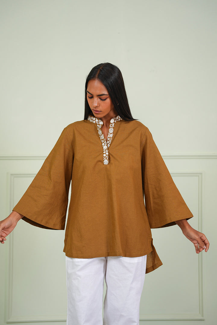 Linen A Line Top