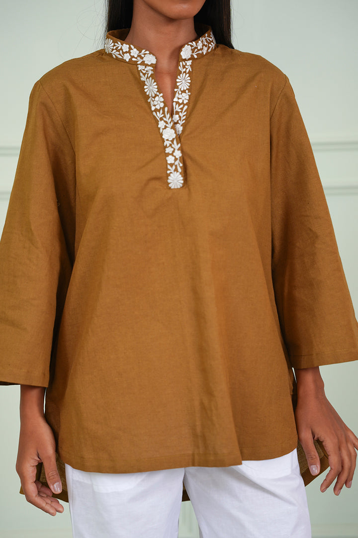Linen A Line Top