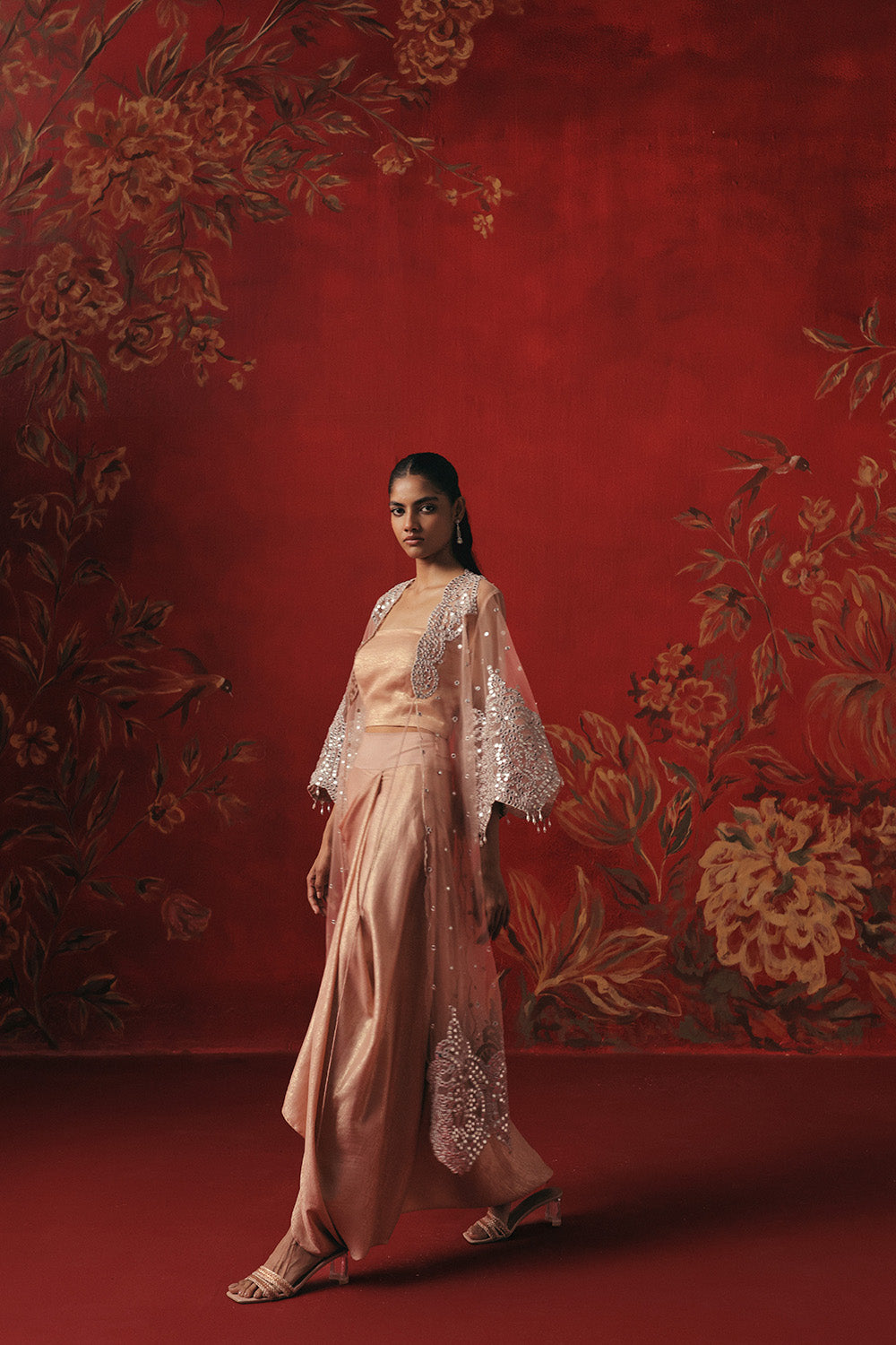 Tulle Mirrorwork Overlay
