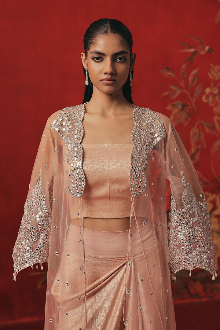 Tulle Mirrorwork Overlay