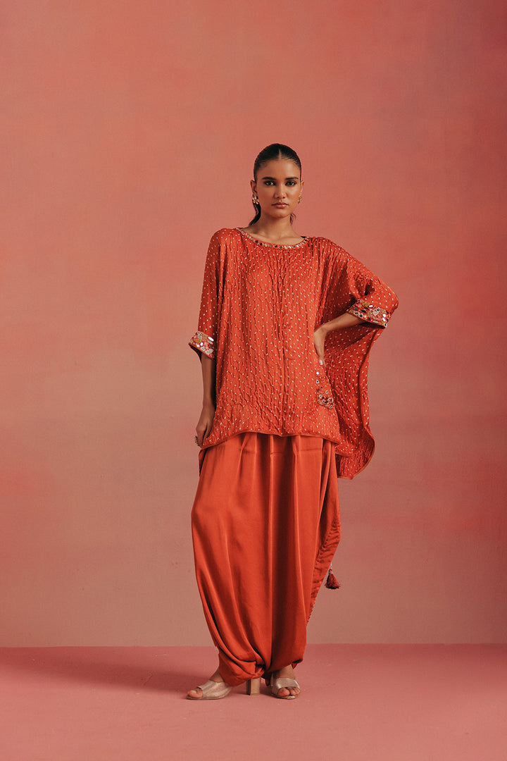 Cuff Sleeves Cape Top