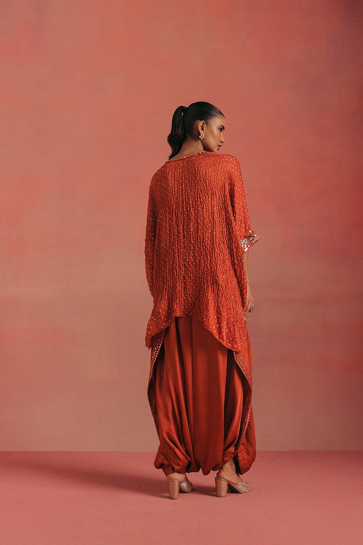 Cuff Sleeves Cape Top