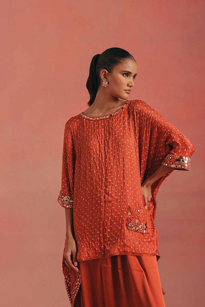 Cuff Sleeves Cape Top